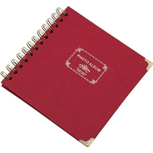 20 Sheets DIY Handmade Album Scrapbook Craft Delicate Photo Album Paper Album 175x175mm for Anniversary Wedding Travelling Baby