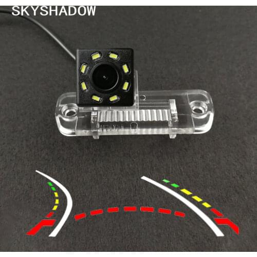 Wireless Car CCD Rear Camera Fisheye 4 8 12 Led Dynamic For Mercedes Benz R Class R350 R500 ML350 W203 W211 B200 A160 W219