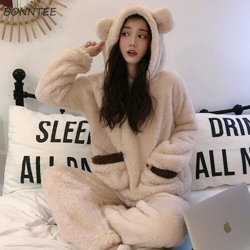 Женские пижамы с капюшоном BONNTEE China At AliExpress