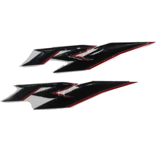 KODASKIN Motorcycle Stickers Rasie 3D EMBLEM Fairing kit Side decals for YZF1000 R1 2007-2013 (3D 3M) Black color