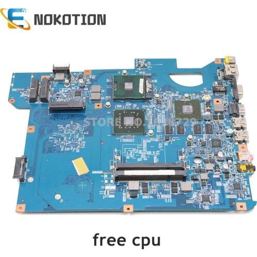 NOKOTION For Packard Bell NV54 Laptop Motherboard 48.4BU01.01N MBWBN01001 GM45 DDR2 free CPU