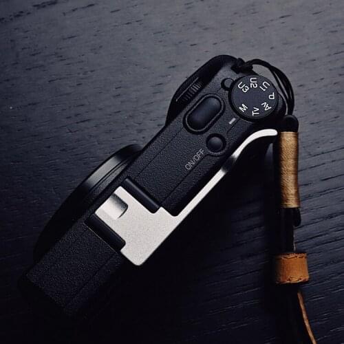 Aluminium Alloy Thumb Grip Metal Camera Hot Shoe Cover for Ricoh GR3 GRiii Black Silver Colors