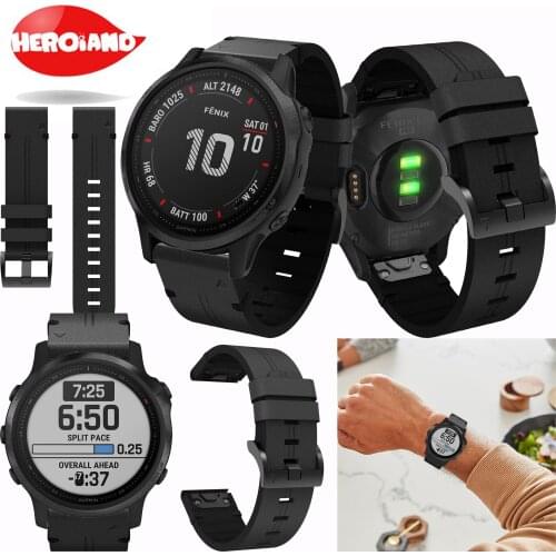 Fashion watch bracelet watchband genuine leather strap watch band watch accessories wristband For Garmin Fenix 6S watchband 20mm