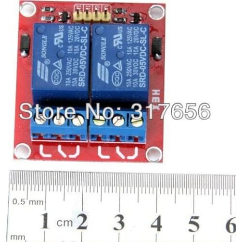 NEW 2 Channel 5V Relay Module for SCM Appliance Control / MCU development / Expansion board