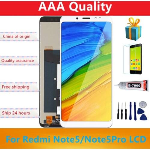 Original For Xiaomi Redmi Note 5 Redmi Note 5 Pro LCD Display 5.99"Touchscreen Digitizer with Frame