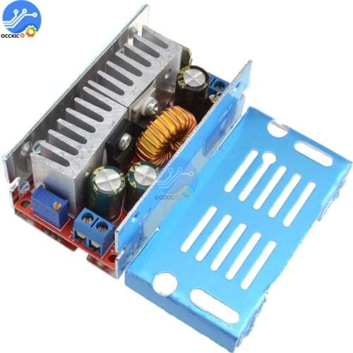 DC-DC 12A 200W Power Step Down Converter Voltage Buck Module 4.5-30V to 0.8-32V With Aluminum Case for Car LED Power Supply