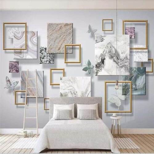 Professional production wallpaper mural living room TV bedroom family background art design fashion geometric background