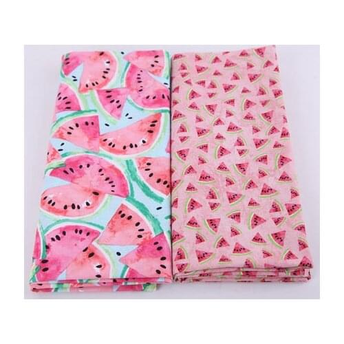 Cartoon Watermelon Cotton Printing Cloth,Clothing Tablecloth,Handbag Puppet Fabric,DIY Handmade Material,Fashion Design