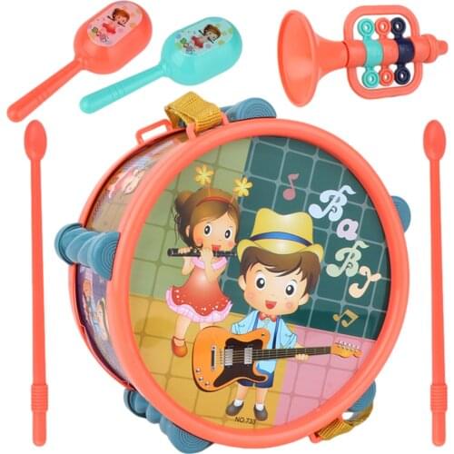 Baby Drum Toy Set Percussion Instrument Toys Musical Instrument Set For Children Early Education D50