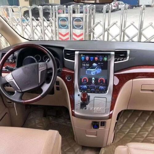 Vertical Screen Car Radio Player For TOYOTA Alphard AH30 2015-2019 GPS Navigation Tesla Style head unit Android Car Multimedia