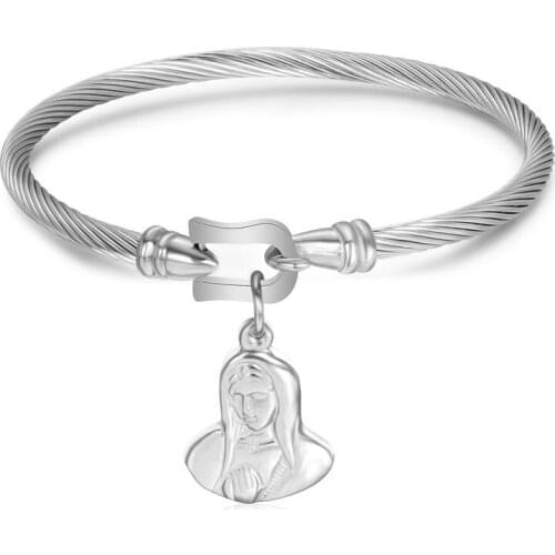 2021 Hot European stainless steel horseshoe buckle bracelet 2 Colors Crystal from Swarovskis Fit Women and female As gifts