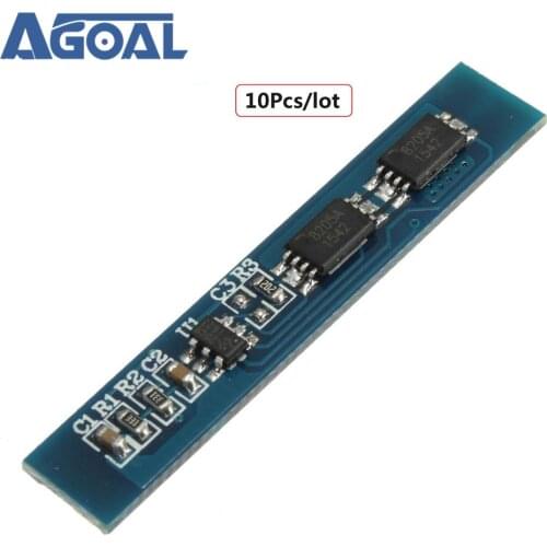 10PCS/LOT 2S Li-ion Lithium Battery 18650 Charger Protection Module Board 3A 7.4V 8.4V Free Shipping