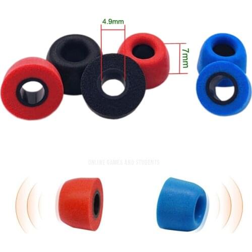 2pcs ANJIRUI 3.0 4.0 4.5 4.9mm diameter ear pads height 7mm applies for TWS Dedicated Memory Cotton Earphone