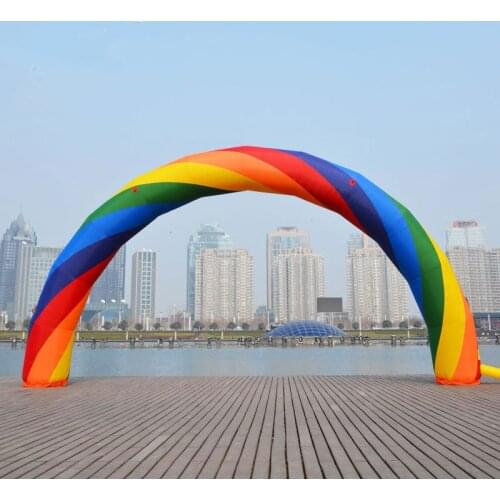 26ft= 8M inflatable Rainbow arch for Advertisement with blower Party Supplies/Event Decorations 220v/110v 1pc