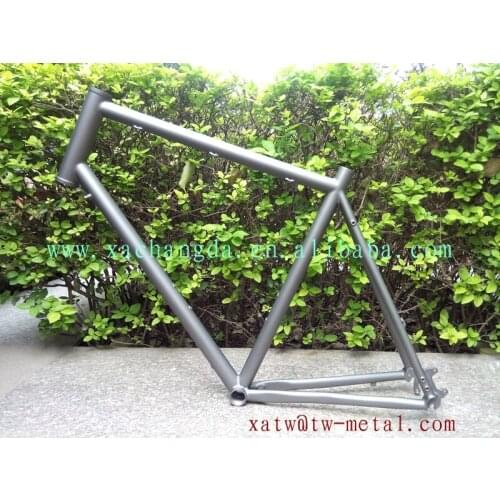 44mm bigger head tube titanium road bike frame breeze dropouts