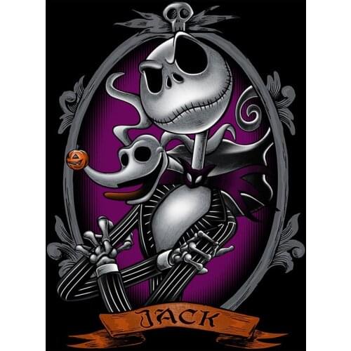 5d Diy Diamond Embroidery Jack Halloween skulls Diamond Painting Cross Stitch Picture By number Mosaic Wedding decoration