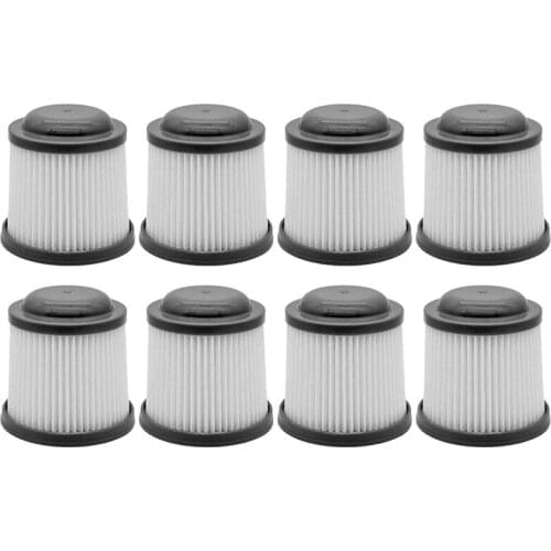 8 Pack HEPA Filter Net Vacuum Replacement Parts for PVF110 PHV1810 PHV1210 BDH2000PL BDH1600PL BDH2020FLFH BDH1620FLFH
