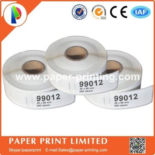8*Rolls Dymo Compatible Labels 99012 Etiketten 36mm x 89mm for LW450 (also supply 99010 99014 99015 99017 11352 11353 11354 etc)