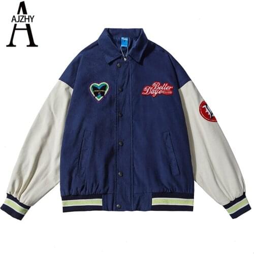 AJZHY Mens Corduroy Jackets