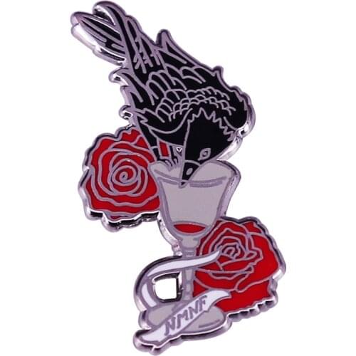 NMNF Six of Crows Lapel Pin ''No Mourners. No Funerals.'' Among them, it passed for 'good luck