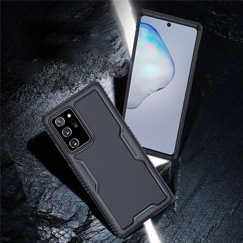 Phone Case All-inclusive Protective Cover Shockproof Wearable Shell for Samsung Note 20/20Ultra Phone