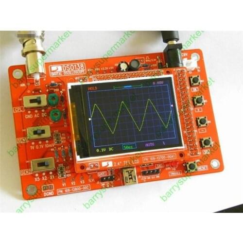 Full assembled DSO138 Digital Oscilloscope diy kit osciloscopio oscilloscope USB diagnostic tool oszilloskop osciloscopio