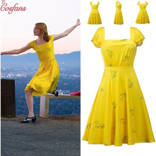 Cosfans Yellow Summer Dresses