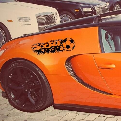 Soccer Maniac Sport Car Sticker Hobby Football car accessories car window sticker art decal vinyl stickers