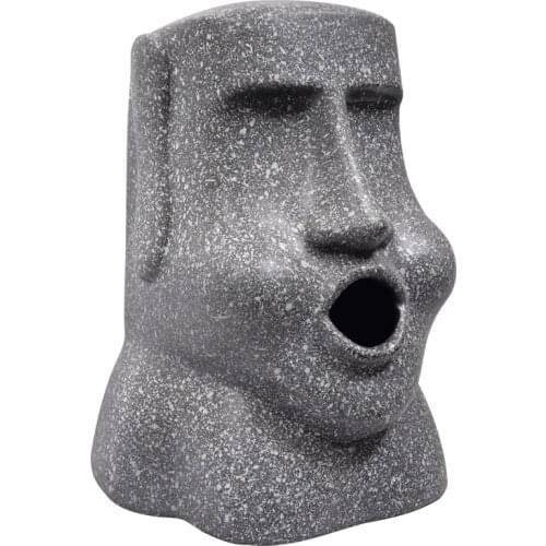 Easter Island Stone Portrait Tissue Box Cover Stereoscopic Facial Dispenser for Home Paper Towel Pumping Holders