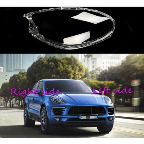 For Porsche Macan 2014 2015 2016 2017 Car Headlight Cover Headlamp Lens Auto Shell Cover