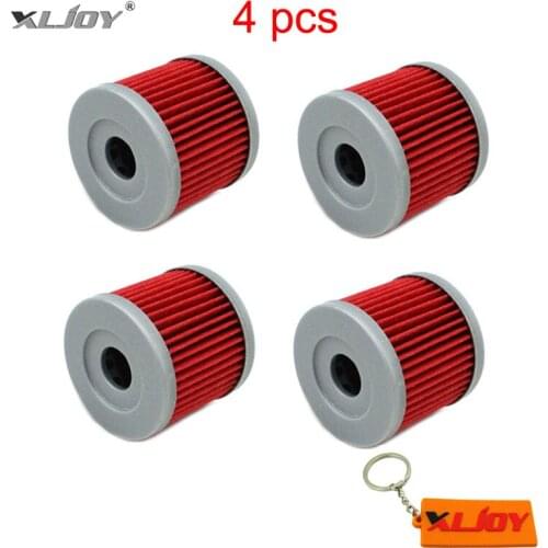 4pcs/pack Oil Filter For 150cc 200cc 250cc Lifan Zongshen Loncin CB250 Engine Dirt Pit Bike ATV Quad Motocross Motorcycle