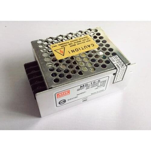 MS-15-5 MS-15-12 Small Size Single Output Switching Power Supply 15W