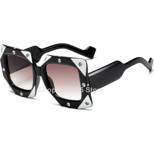 Oversize Frame Square Sunglasses For Women Vinge Retro Sun Galsses Men Luxury Brand Black Big Shades 2020 INS Fashion