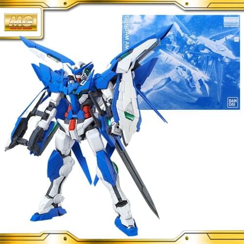 BANDAI GUNDAM MG 1/100 PPGN-001 AMAZING EXIA TRANS-AM Gundam model kids assembled Robot Anime action figure toys