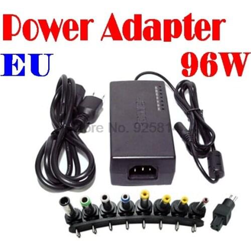 BY DHL OR EMS 100 pieces Universal 96W Laptop Notebook AC Charger Power Adapter with EU Plug