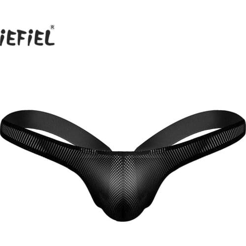 Mens Tanga Sexy Lingerie Gay Underwear Jockstrap Exotic Sissy Panties See Through Mesh Stretchy Bikini Briefs Thongs Underwear
