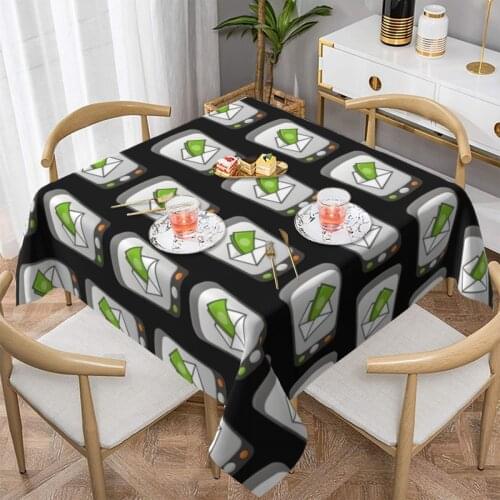 Envelope Tablecloth Custom Decoration Table Cover Polyester Restaurant Cheap Cute Table Cloth