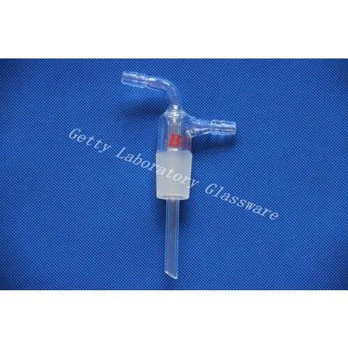 Glass adapter,24/29 joint,10mm Hose Connection,borosilicate glass material
