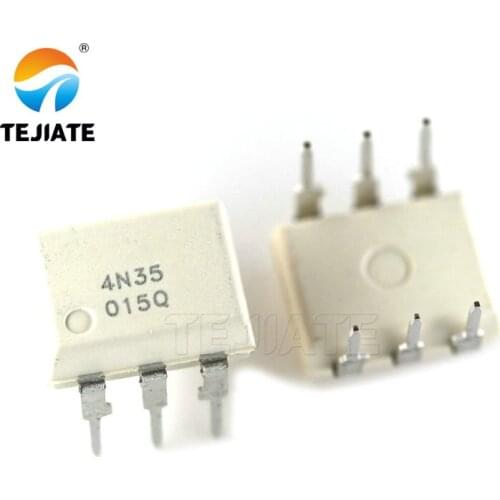 10PCS 4N35 DIP6 DIP photoelectric coupler
