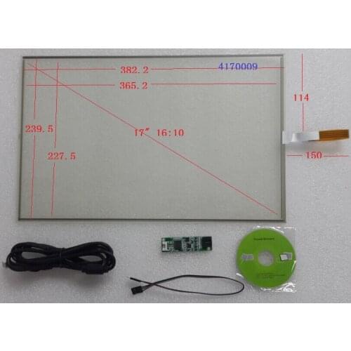 17 inch 16:10 widescreen touch screen 382.2*239.5