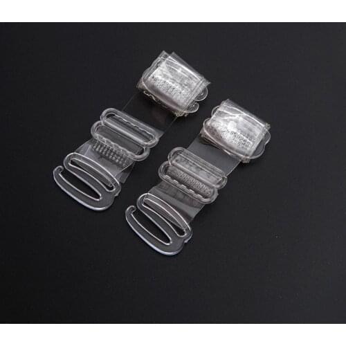 3Pairs=6Pcs Metal Buckle Bra Straps Belt Womens Elastic Transparent Silicone Adjustable Invisible Intimates Women Accessories