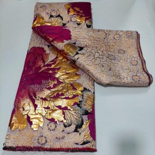 5yards/pc) High quality African lace fabric gorgeous big flowers jacquard lace fabric for attractive party dress FHS109