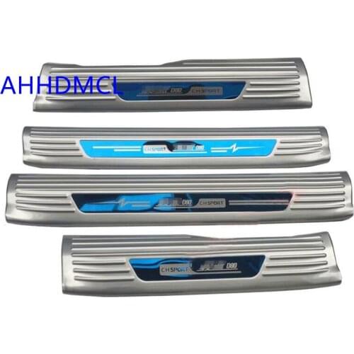 Car Welcome Pedal Threshold Strip Door Sill Strip For Junpai D80 2019
