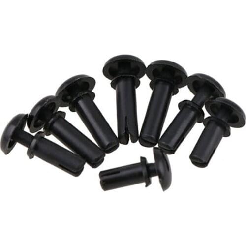 30pcs R2632 R2642 R2648 R2655 R2664 R2672 Black nylon rivets R-shaped / type PC board Plastic fan rivet