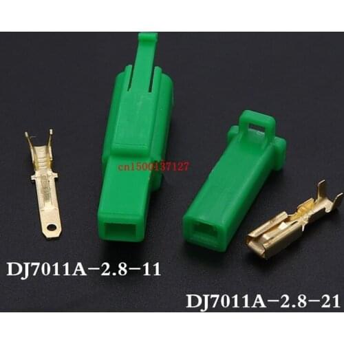DJ7011A-2.8-11-21 One-hole one-core automotive connector Car connector with terminal