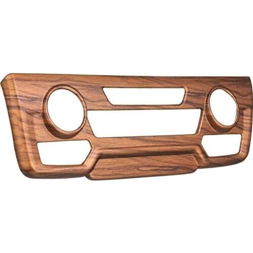 For HONDA CR-V CRV 2017-2020 Peach Wood Air Conditioning Switch Panel Cover Trim