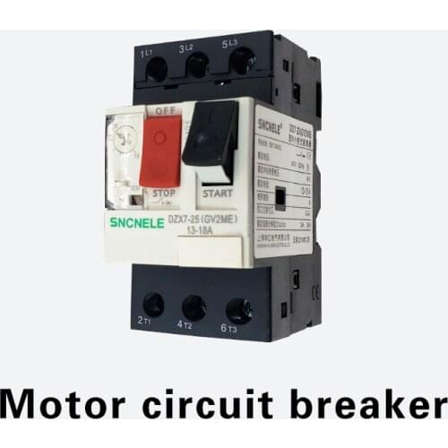 DZX7（GV2-ME） DZX7-32 Motor Protection Circuit Breaker 3P Thermal Magnetic Type motor breaker MPCB Circuit Breaker Push Button