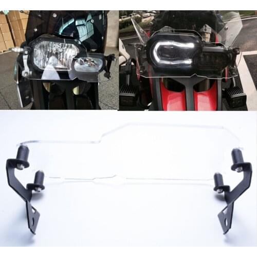 Headlight Guard Lens Cover Protection Clear For BMW F800GS ADV F700GS F650GS F800R LED Headlight