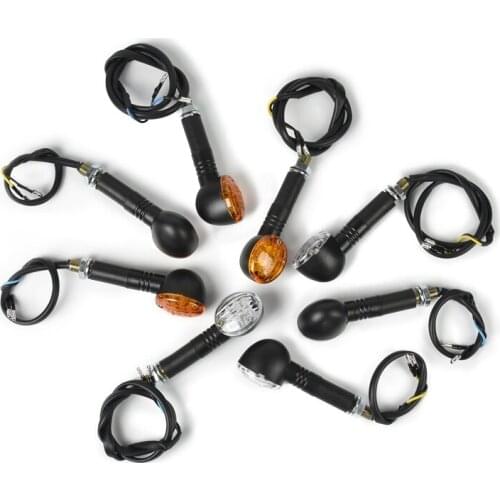 GN125 Retro Motorcycle Modification Accessories LED Long Handle Turning Light Signal Light