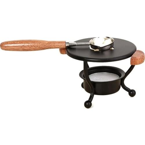 Hot Sale Sealing Wax Furnace Stove Tripod Fire Paint Wax Seal Stamp Stick Warmer Wax Furnace Stove Pot Melting Glue DIY Craft